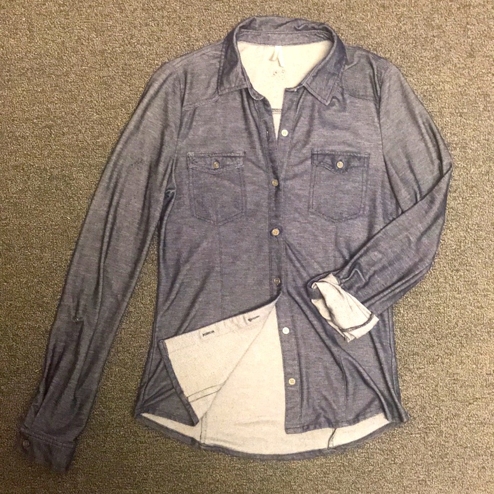 Blue Vanity button up - Picture 2 of 3